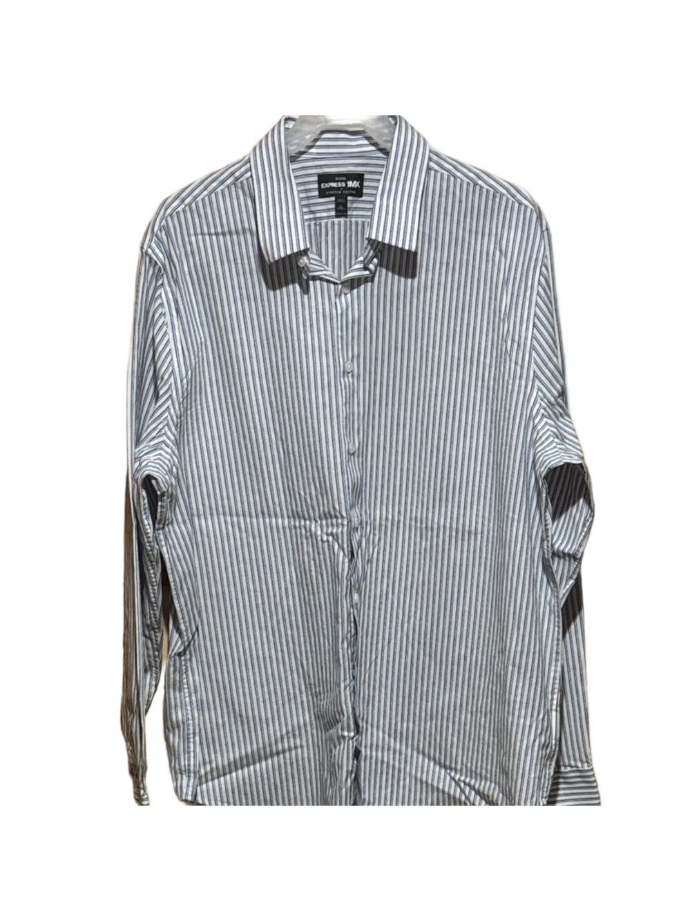 Express Striped Button Down Shirt